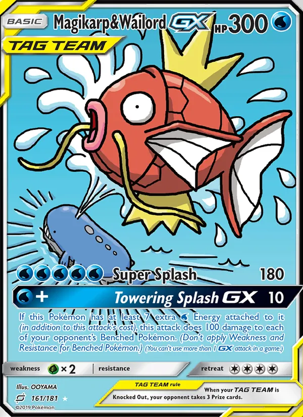 Magikarp & Wailord GX 161/181