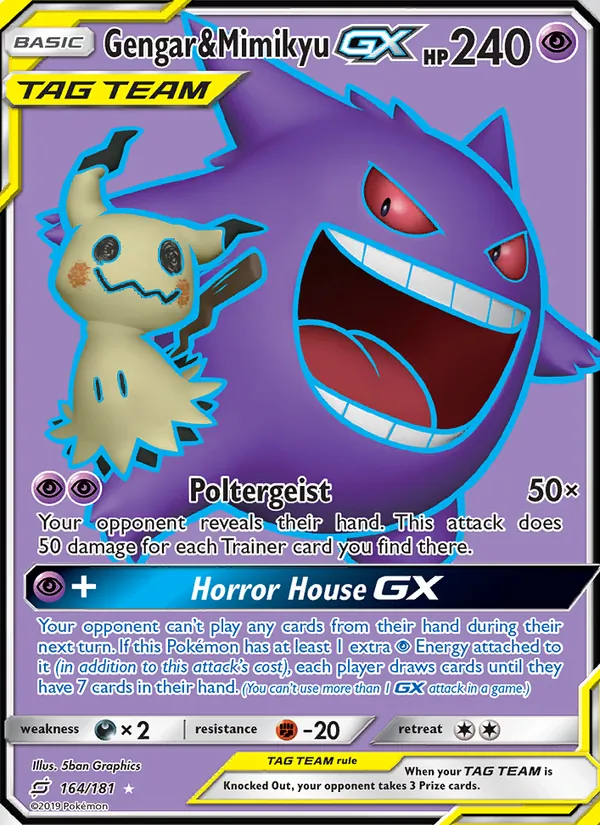 Gengar & Mimikyu GX 164/181