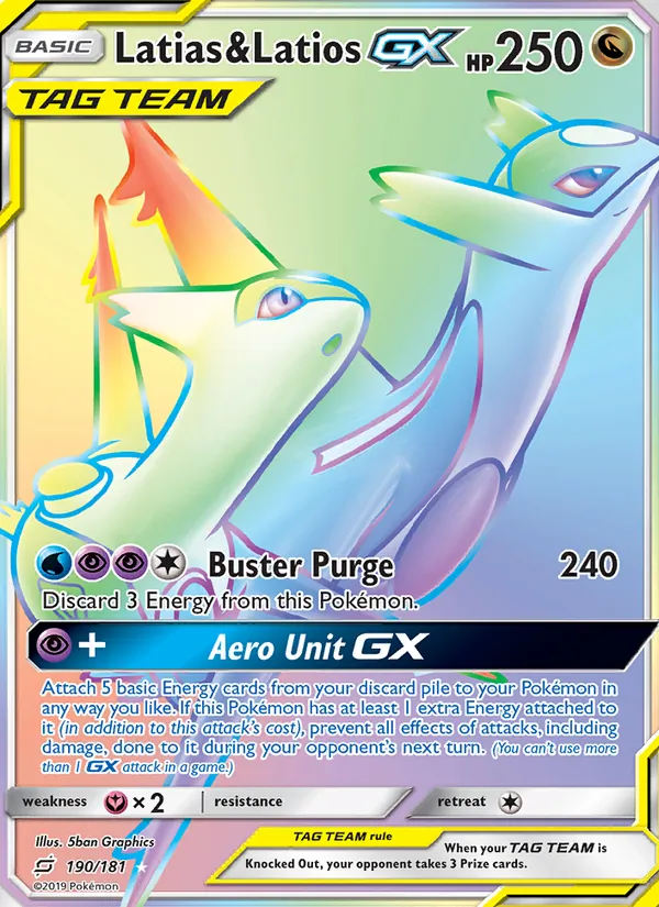 Latias & Latios GX 190/181