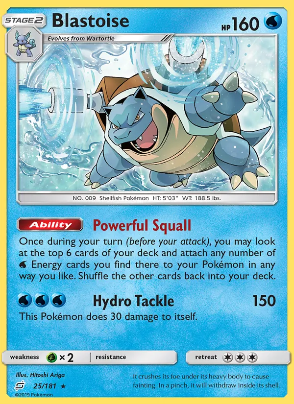 Blastoise 25/181