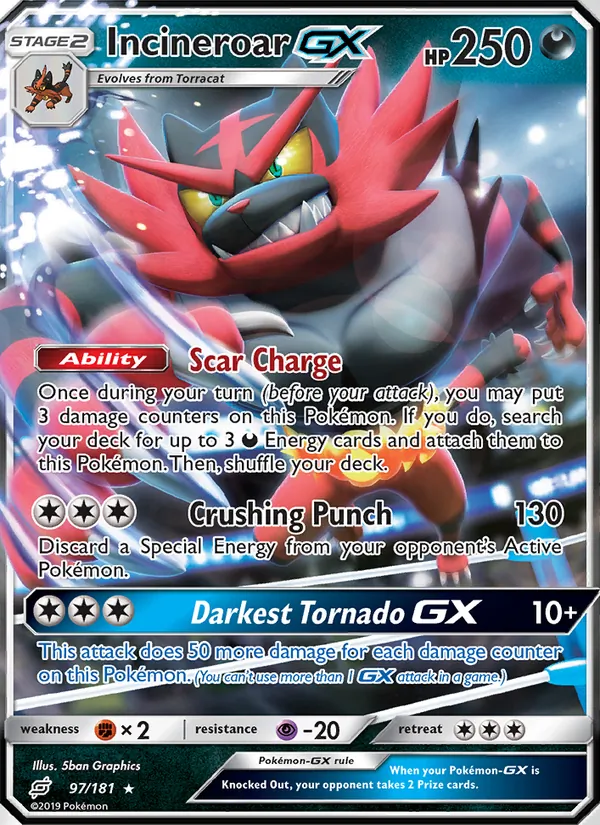 Incineroar GX 97/181