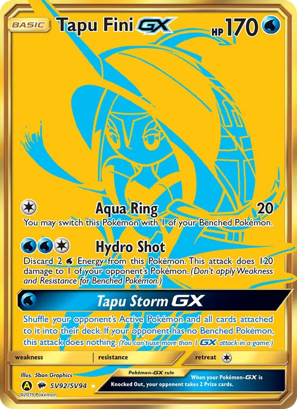 Tapu Fini-GX SV92/94