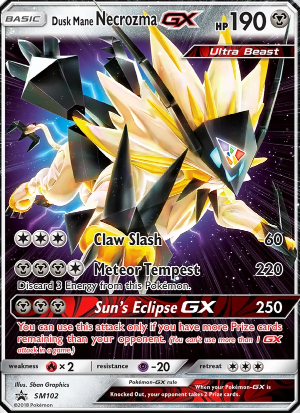 Dusk Mane Necrozma GX SM102/248
