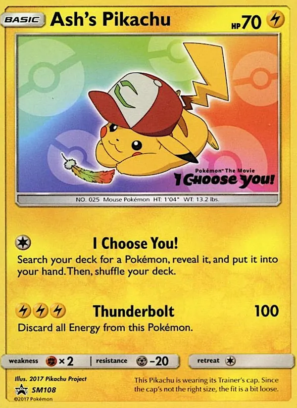 Ash's Pikachu SM108/248