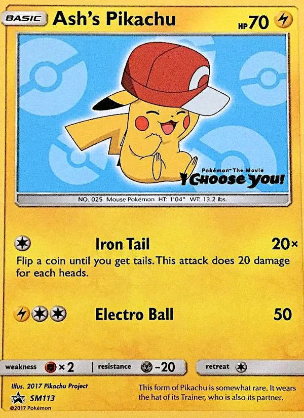 Ash's Pikachu SM113/248