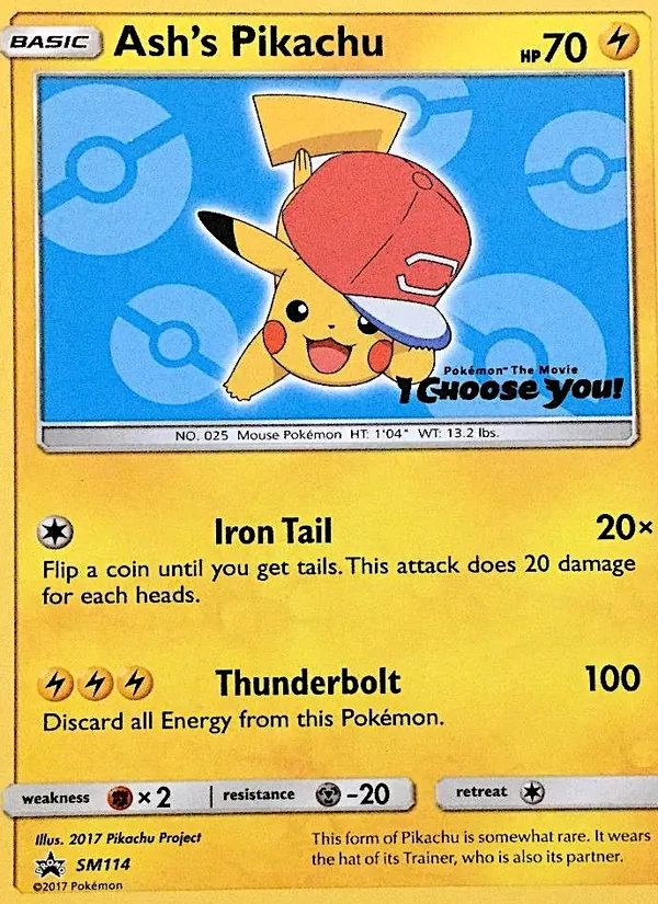 Ash's Pikachu SM114/248