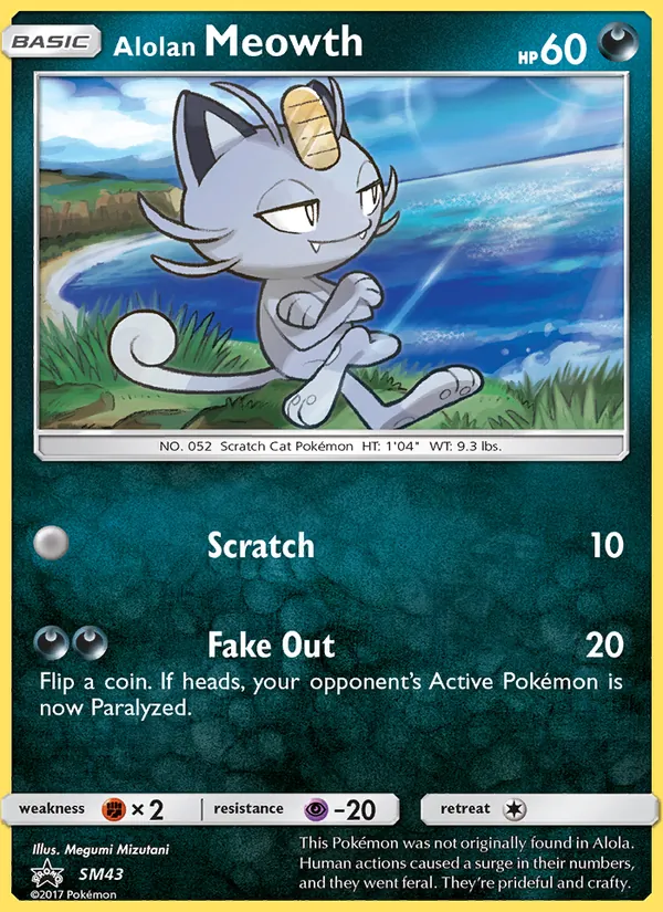 Alolan Meowth SM43/248