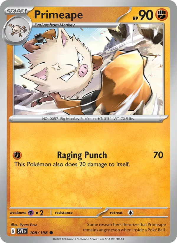 Primeape 108/198