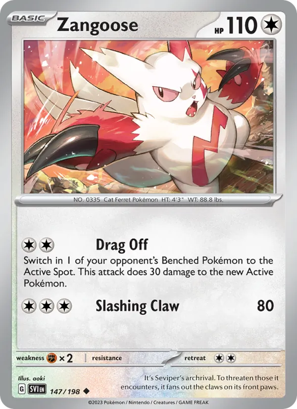 Zangoose 147/198