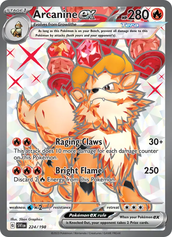 Arcanine ex 224/198