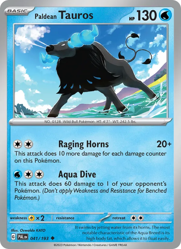 Paldean Tauros 041/193
