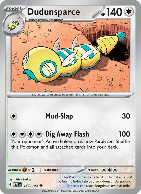 Dudunsparce 157/193