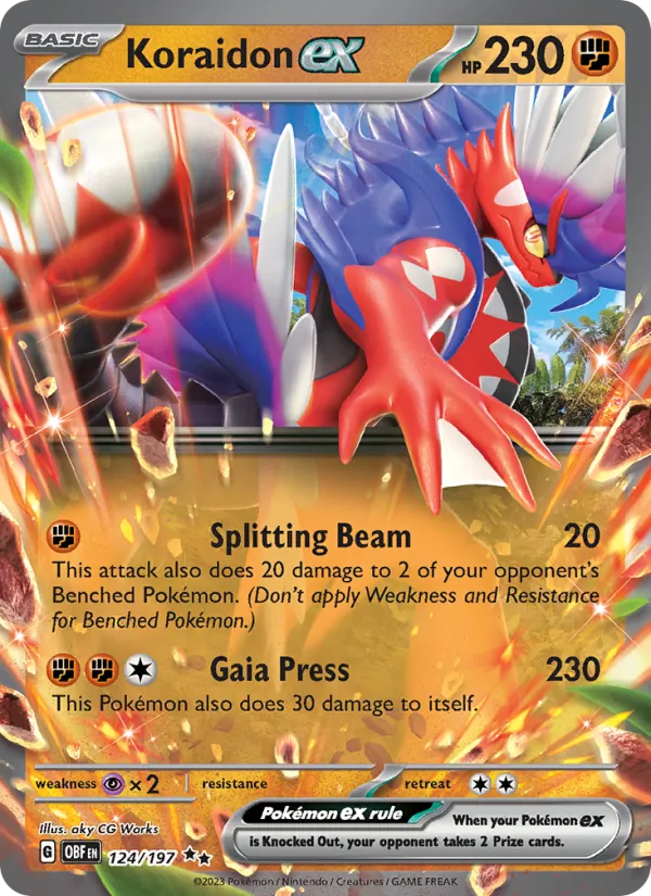 Koraidon ex 124/197