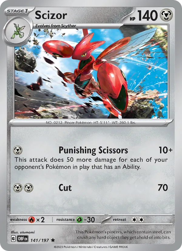 Scizor 141/197