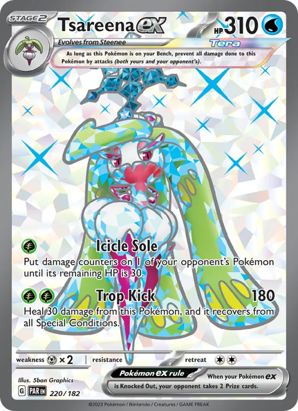 Tsareena ex 220/182