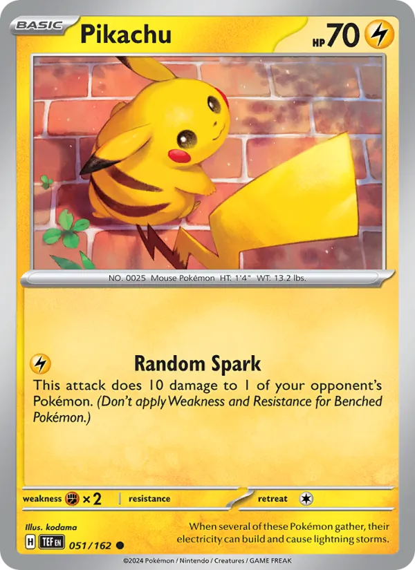 Pikachu 051/162