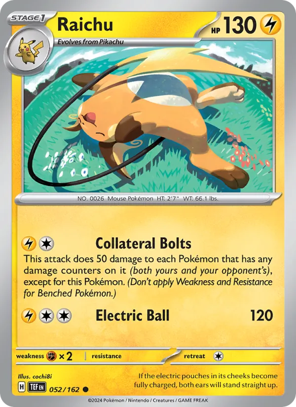 Raichu 052/162