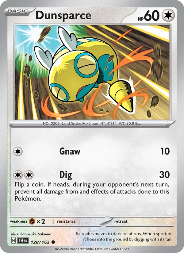 Dunsparce 128/162