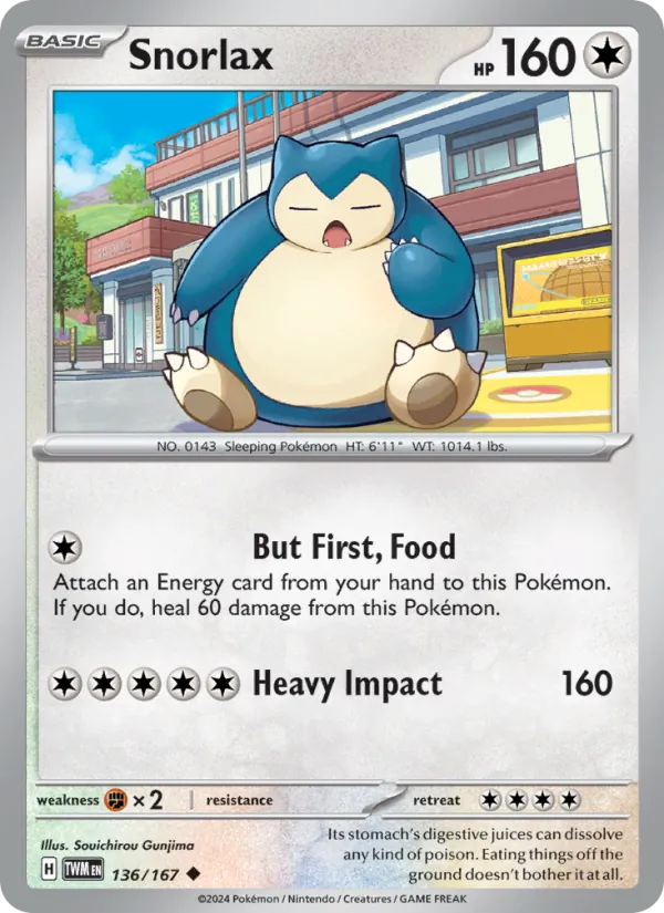 Snorlax 136/167
