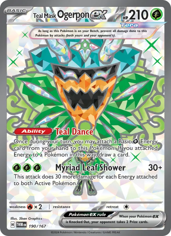 Teal Mask Ogerpon ex 190/167
