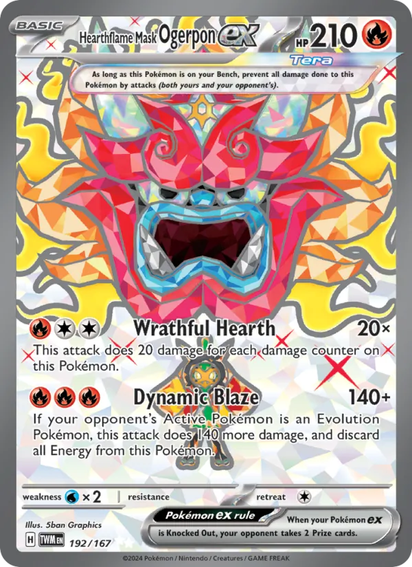 Hearthflame Mask Ogerpon ex 192/167