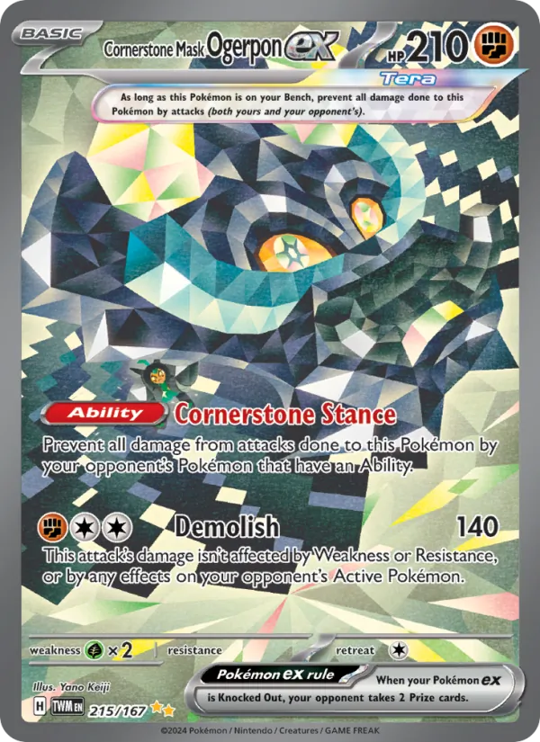 Cornerstone Mask Ogerpon ex 215/167