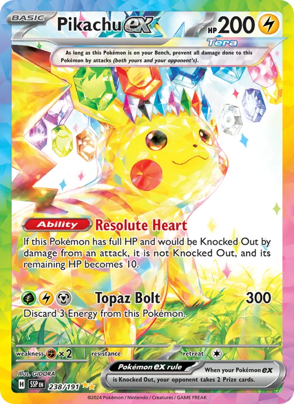 Pikachu ex 238/191