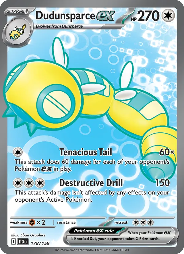 Dudunsparce ex 178/159