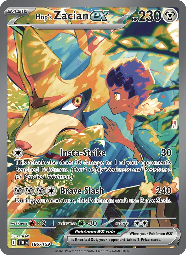 Hop's Zacian ex 186/159