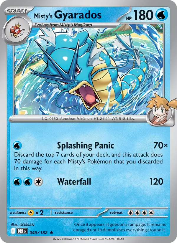 Misty's Gyarados 049/182