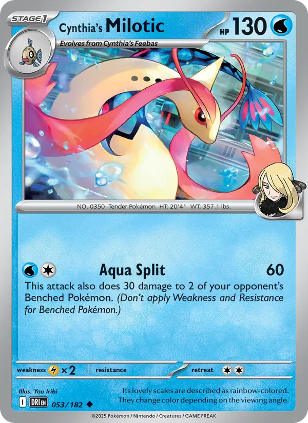 Cynthia's Milotic 053/182