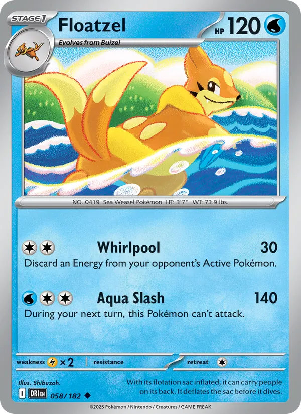Floatzel 058/182