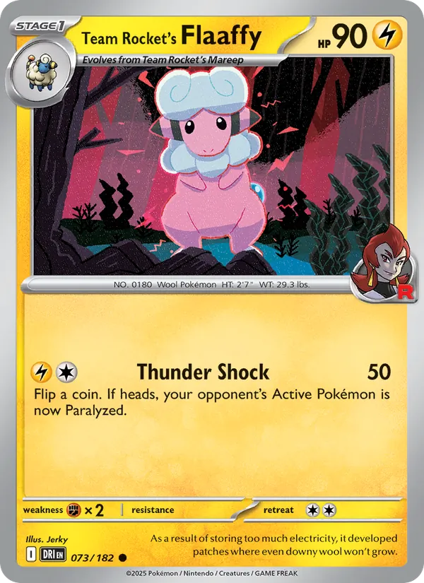 Team Rocket's Flaaffy 073/182