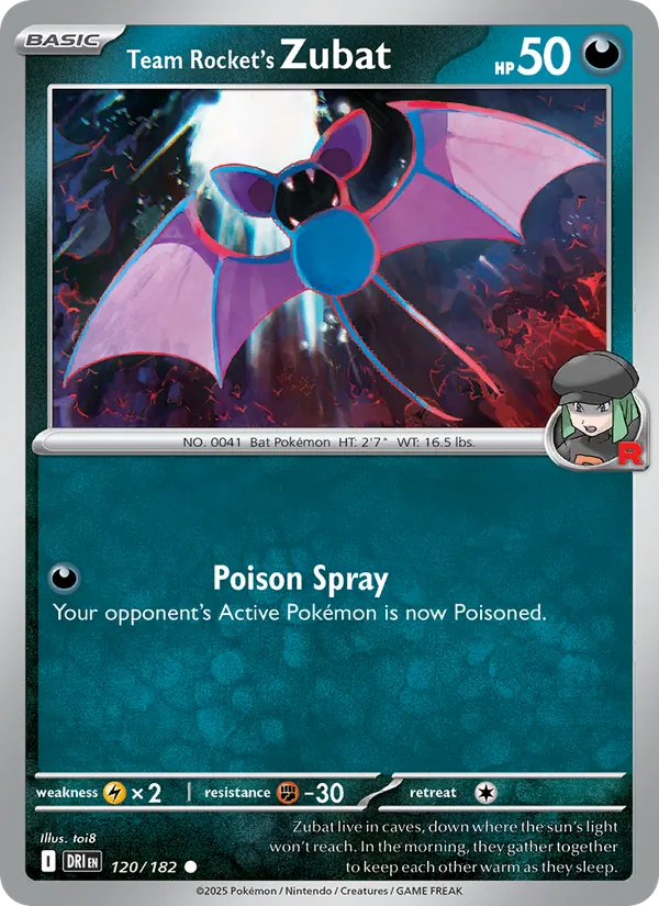 Team Rocket's Zubat 120/182