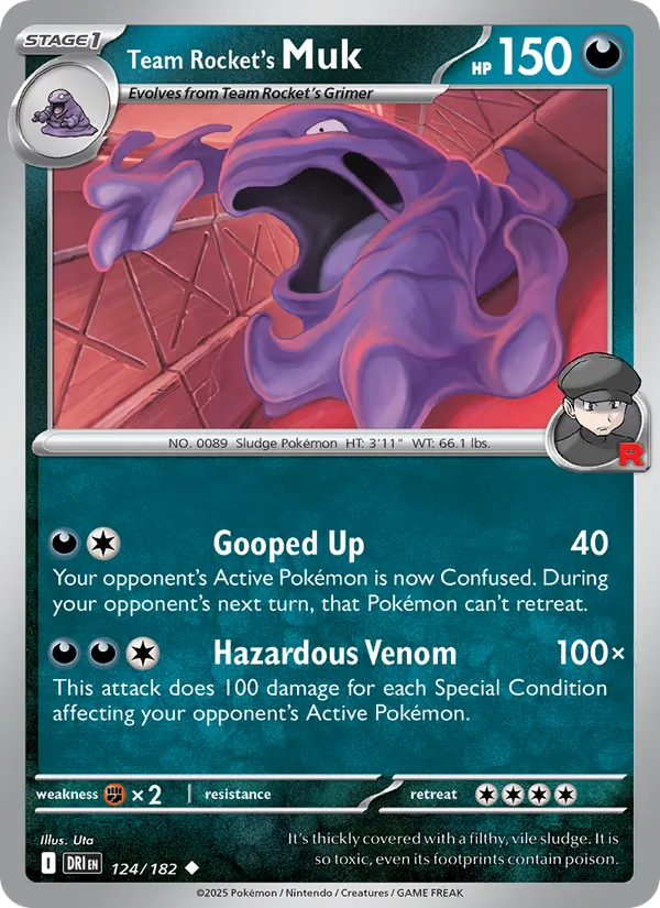 Team Rocket's Muk 124/182