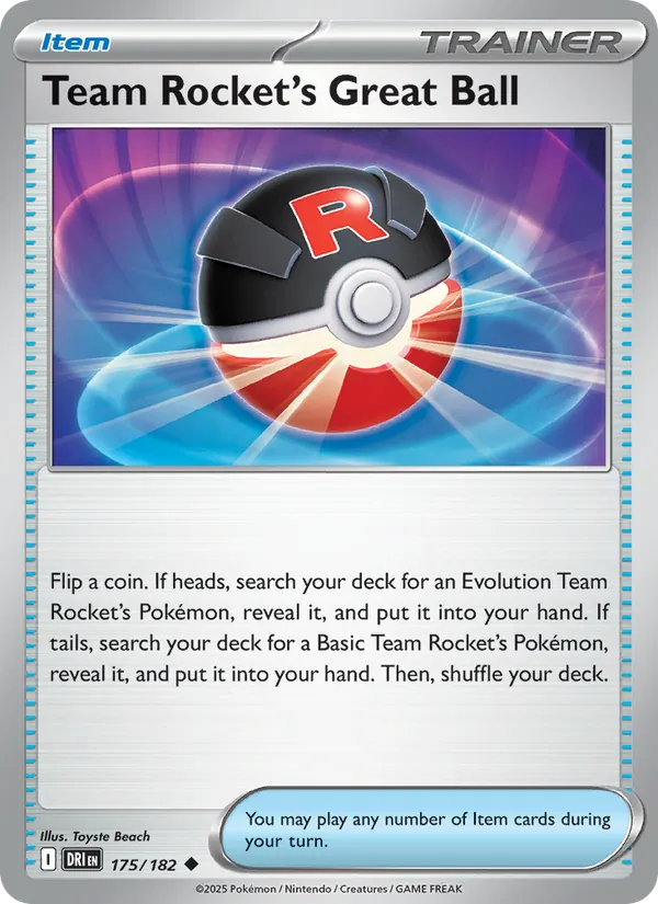 Team Rocket's Great Ball 175/182
