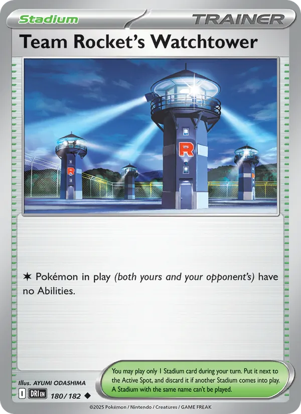 Team Rocket's Watchtower 180/182