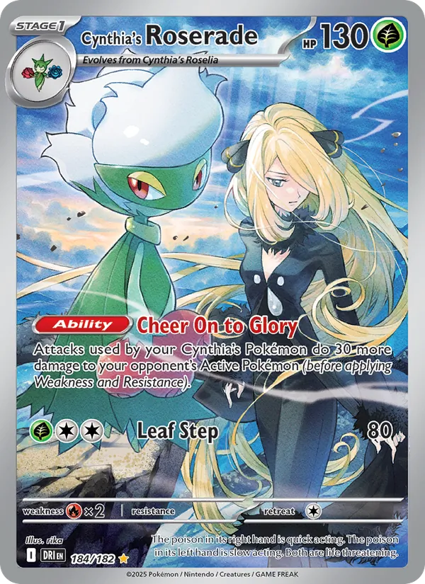 Cynthia's Roserade 184/182