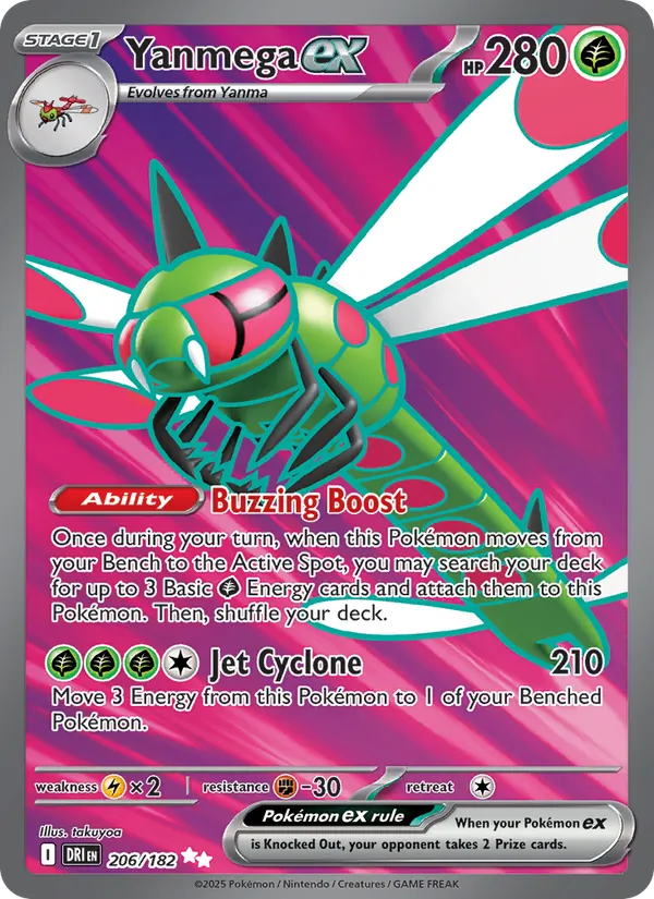 Yanmega ex 206/182