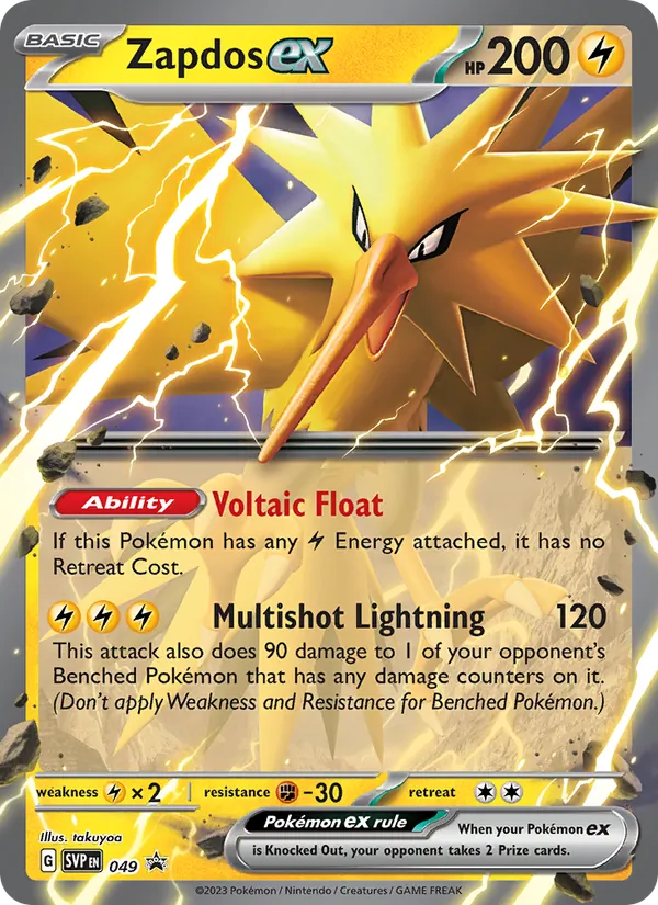 Zapdos ex 049/225