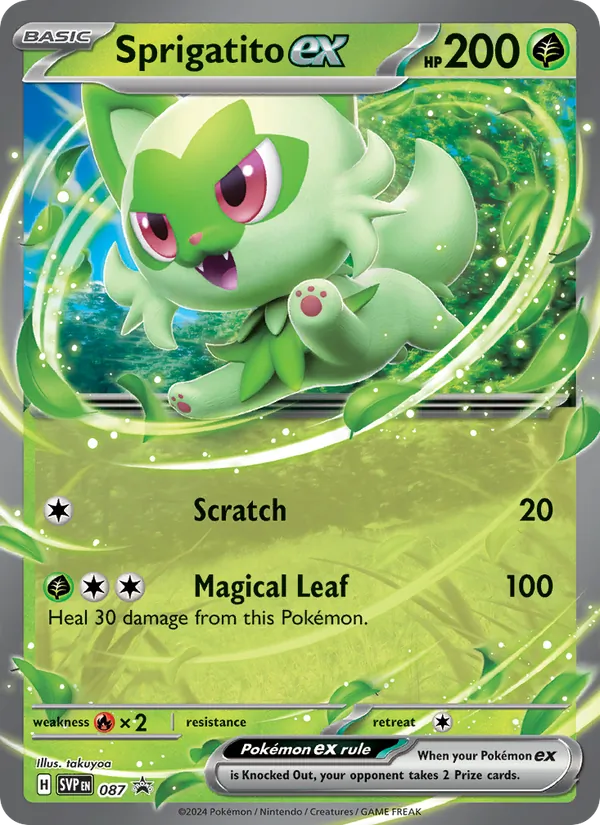 Sprigatito ex 087/225
