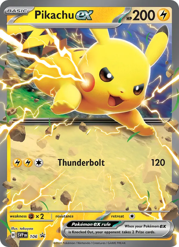 Pikachu ex 106/225