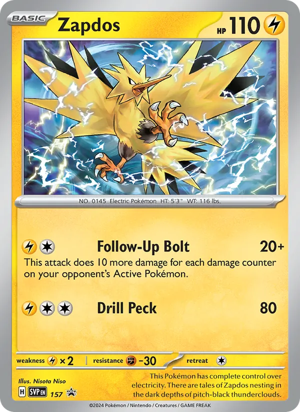 Zapdos 157/225