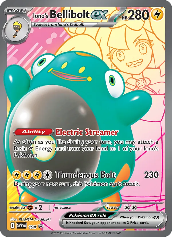 Iono's Bellibolt ex 194/225