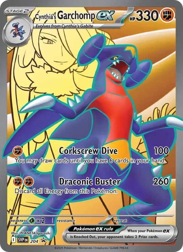 Cynthia's Garchomp ex 204/225