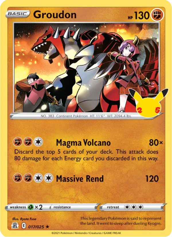 Groudon 17/25