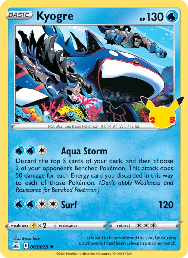 Kyogre 3/25