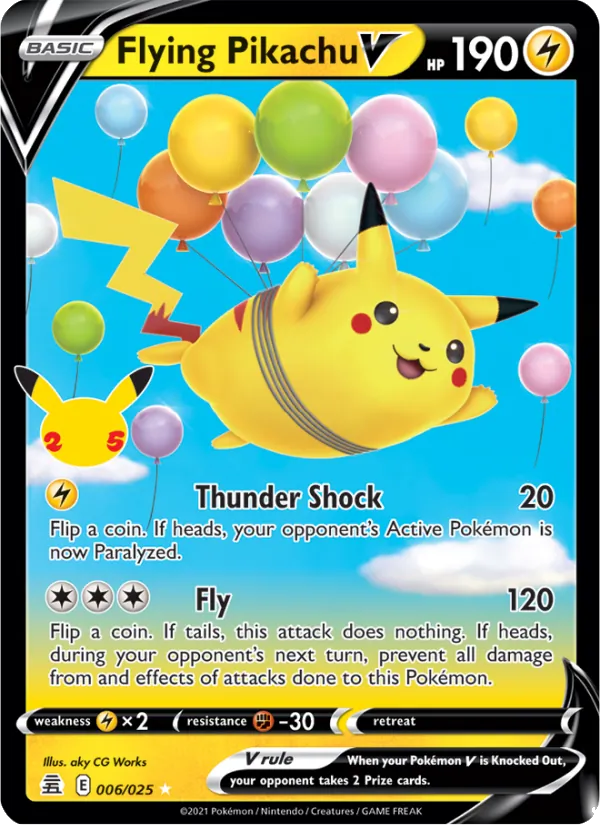 Flying Pikachu V 6/25