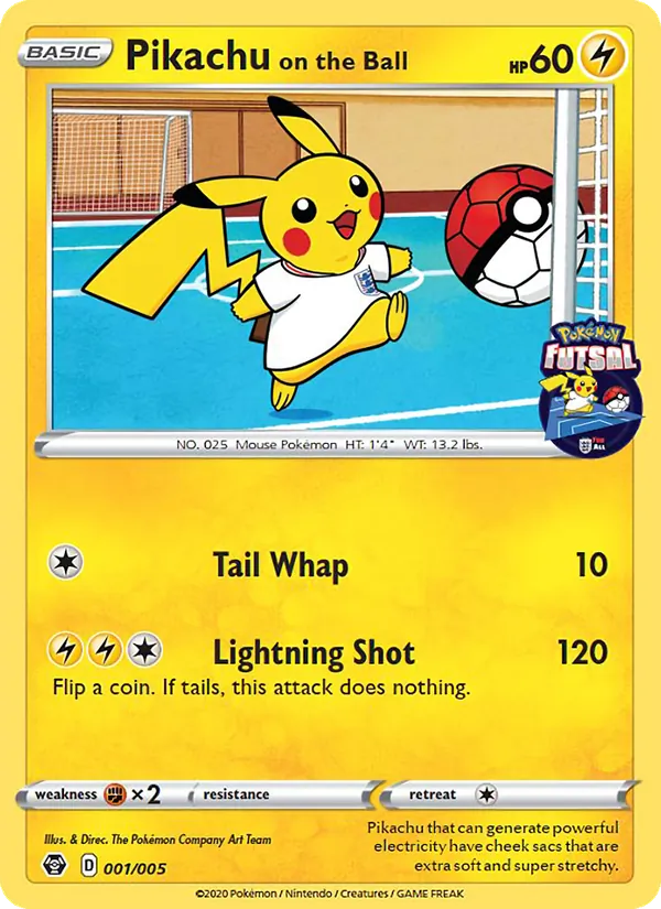 Pikachu on the Ball 1/5