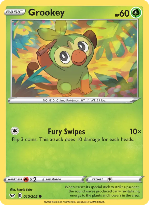 Grookey 10/202